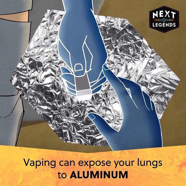 Don’t be fooled. When you vape, you can inhale toxic metals into your lungs.
