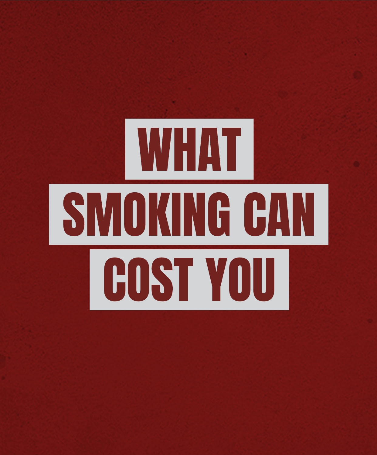 what smoking can cost you