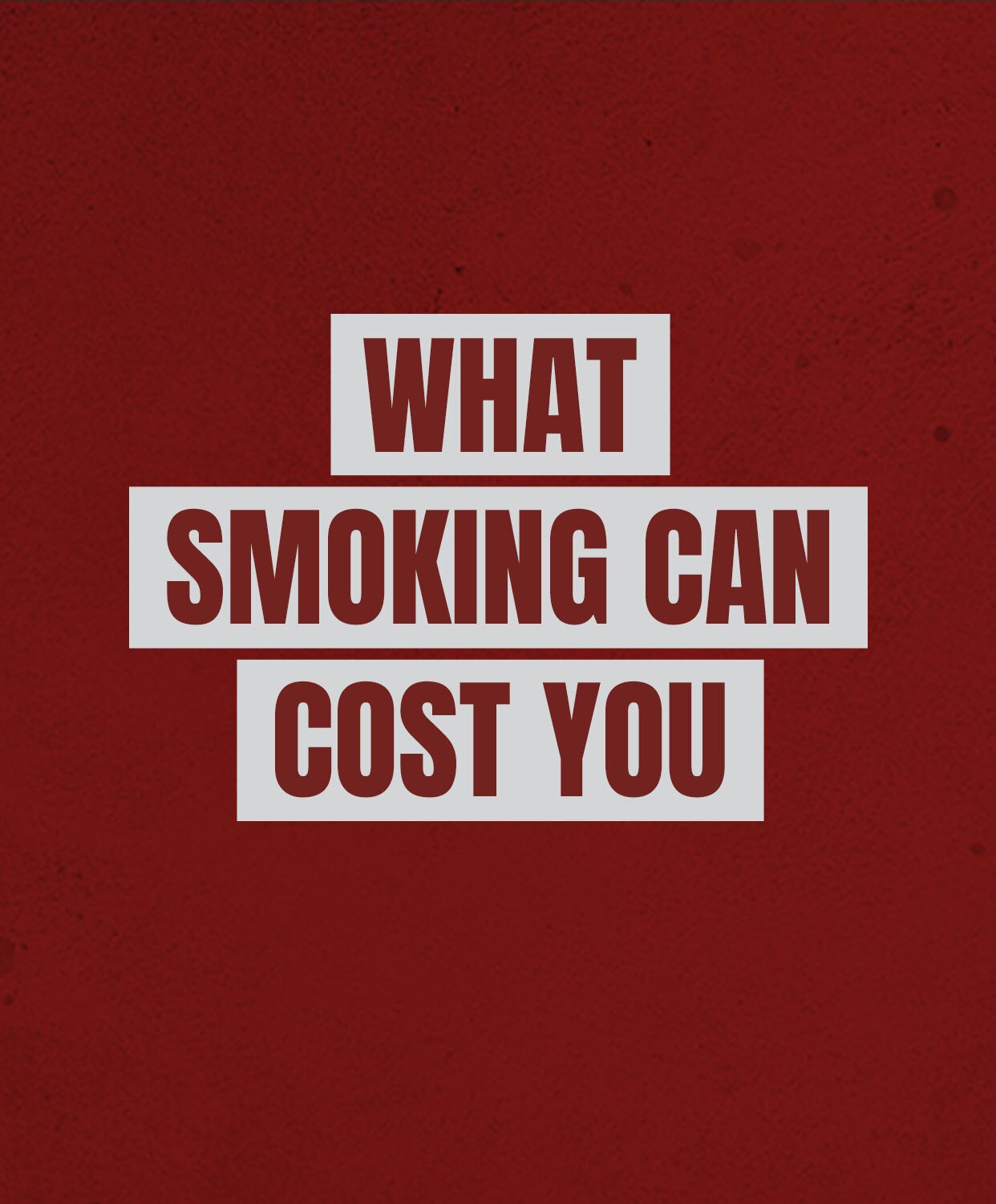 Cigarettes The Real Cost